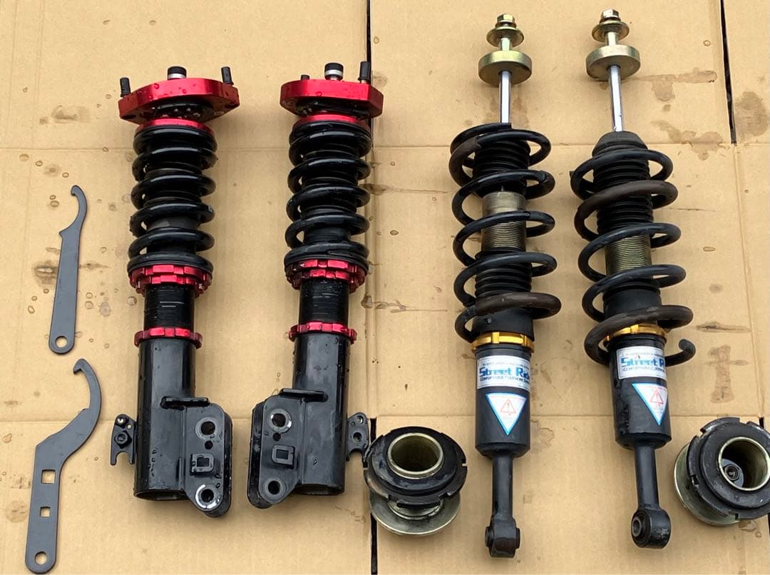 ダイハツミラココアL675S 車高調 - メルカリ