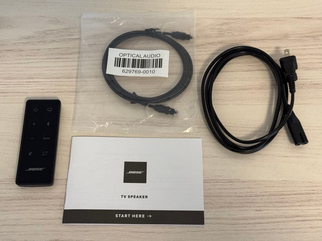 美品 Bose TV Speaker ブラック