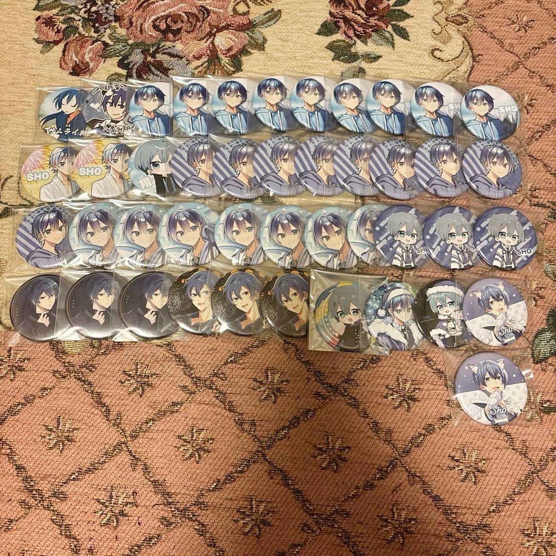 めろんぱーかー めろぱか サムライ翔 缶バッジ アクリルスタンド