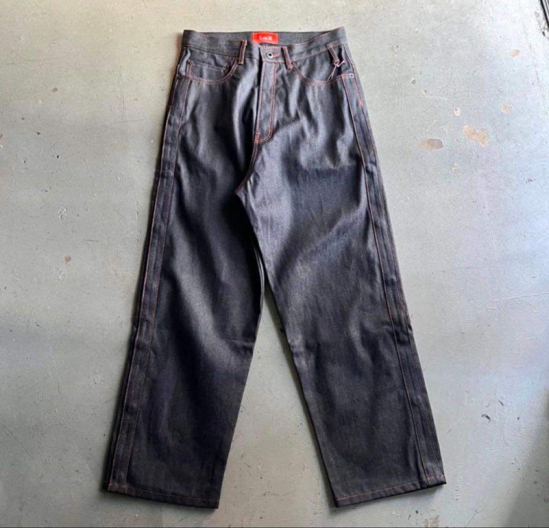 パンツ Blue room Laid.B Dusk Ventilation Denim Blue room × Laid.B Dusk Ventilation Denim Pants (Size1) - blue room