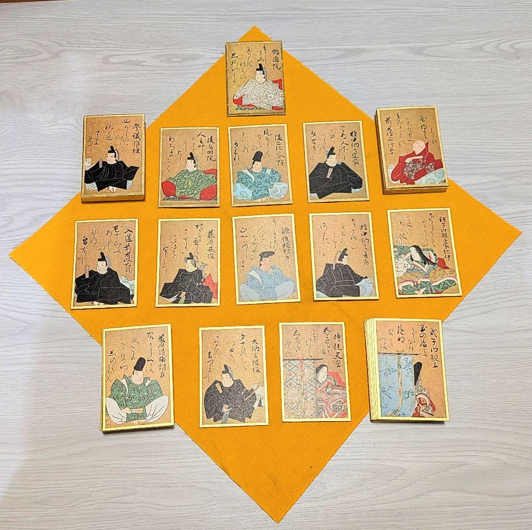 光琳かるた 小倉百人一首 尾形光琳 法橋光琳 木製箱付 戸部井株式会社