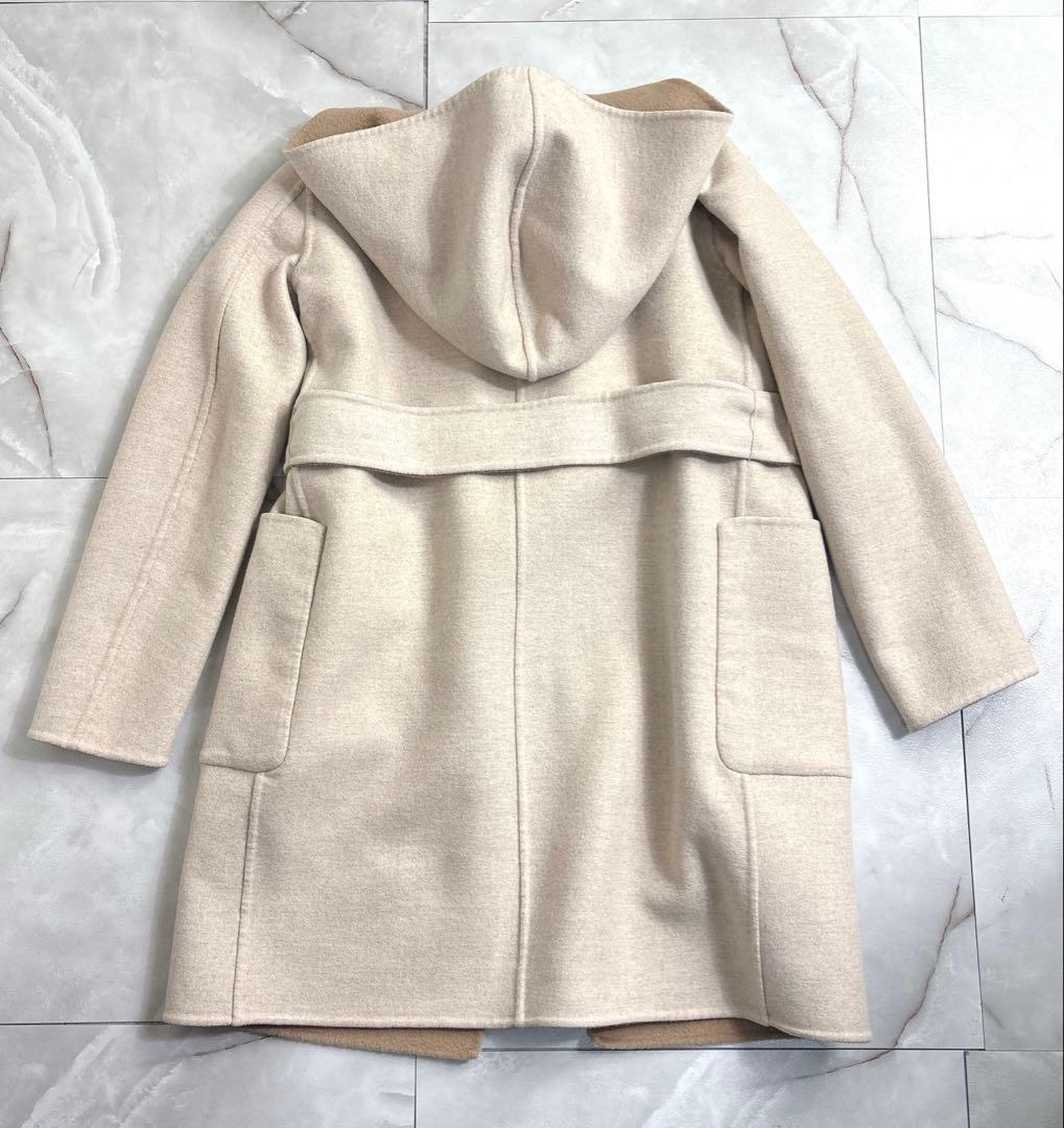 美品 マックスマーラ クチートアマーノ リバーシブル コート サイズ36