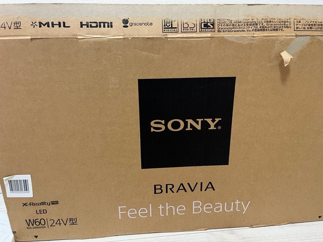 SONY BRAVIA 24型 液晶テレビ KDL-24W600A 箱付 通電 - メルカリ