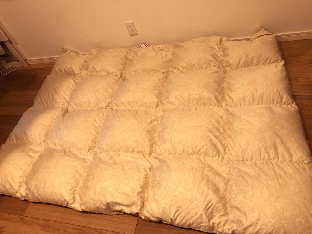 東京西川 超長綿100% フランス産マザーグースダウン93% 1.2k 一層