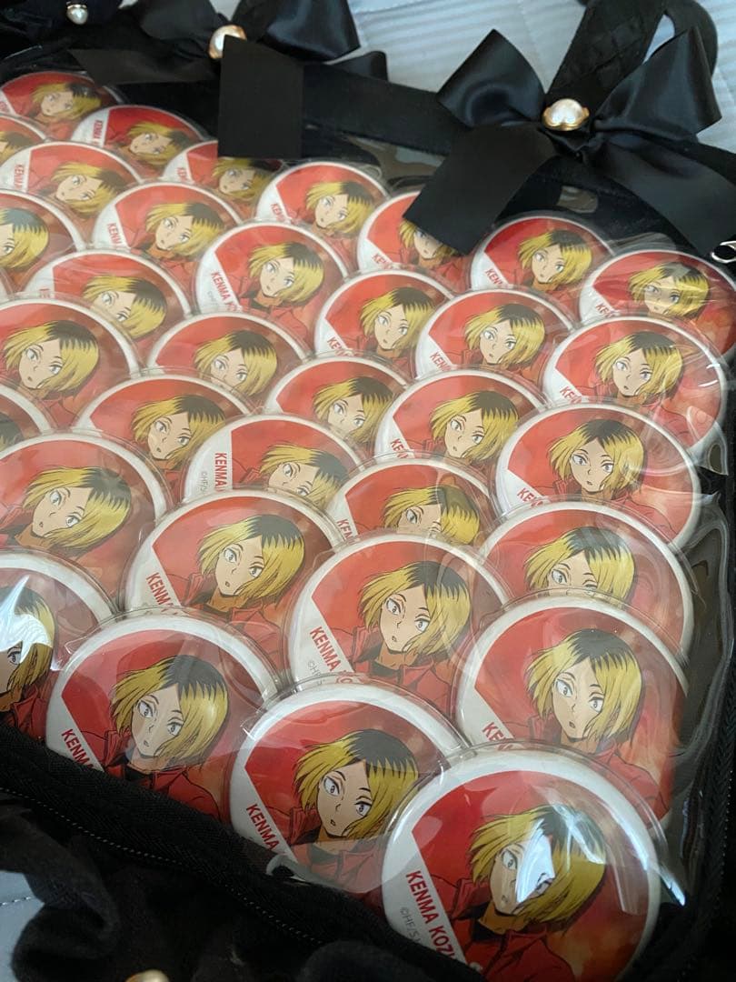 ハイキュー 横断幕 缶バッジ 孤爪研磨 痛バ - メルカリ