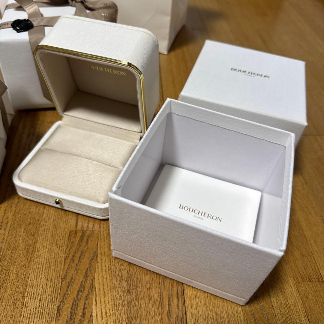 ブシュロン リングケース 箱 外箱 ショップ袋