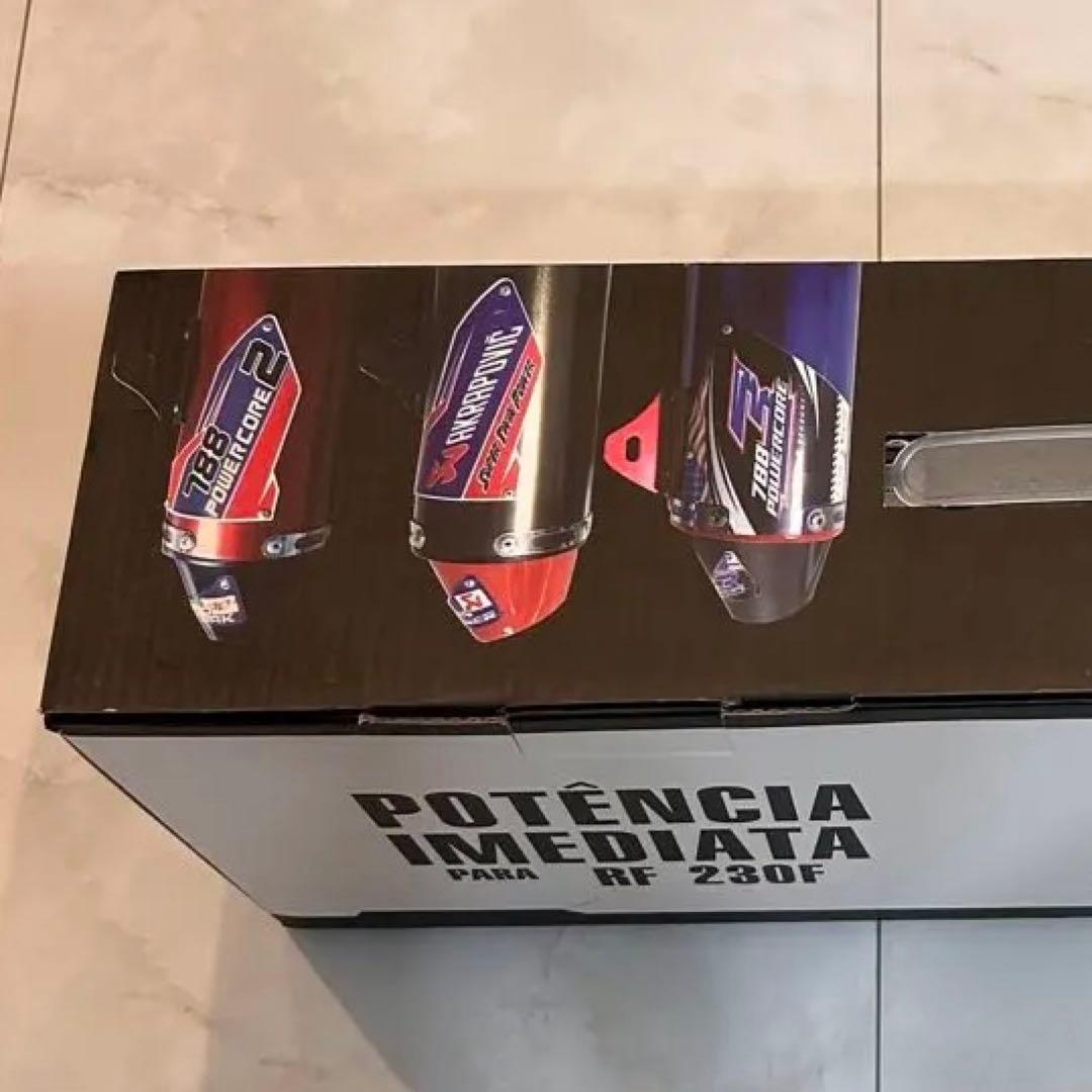 CRF230F PROTORK パワーコア2 フルエキゾースト マフラー赤／黒 - メルカリ