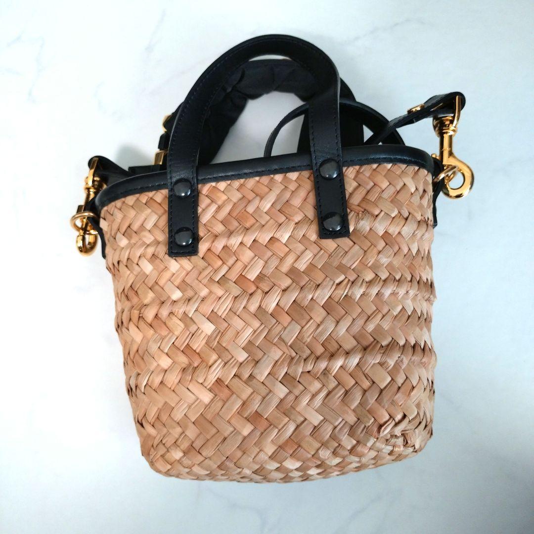 SACAI ハイブリッド マルシェ ミクロ バッグ カゴバッグ