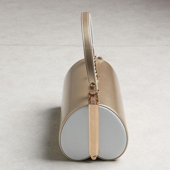 新品】草履バッグセット エナメル (ゴールド) 03592