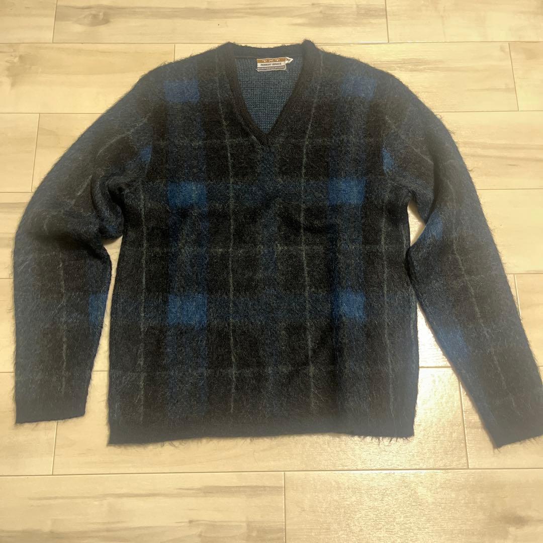古*男様 60's USA製 ROBERT BRUCE Vネックモヘアセーター 60's USA製 ROBERT BRUCE Vネックモヘアセーター - メルカリ
