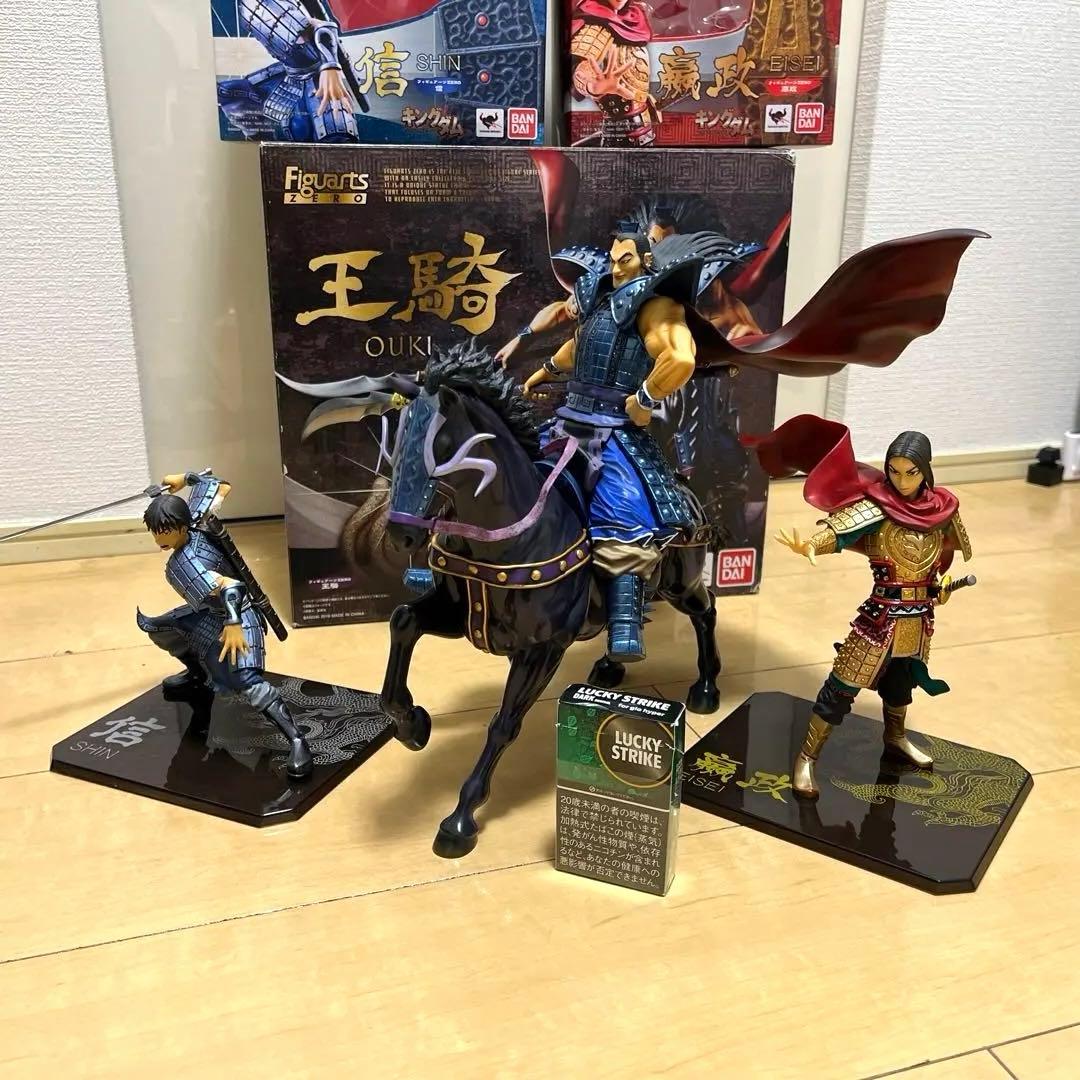 激レア初期3体セット キングダム 王騎 信 嬴政えいせい フィギュア BIG