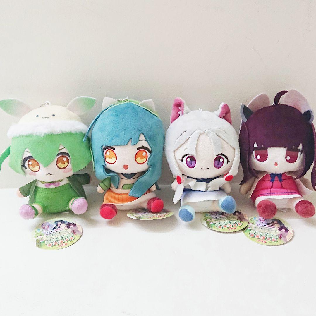 東北ずん子 ずんだもん プロジェクト ぬいぐるみマスコット BC 【4点