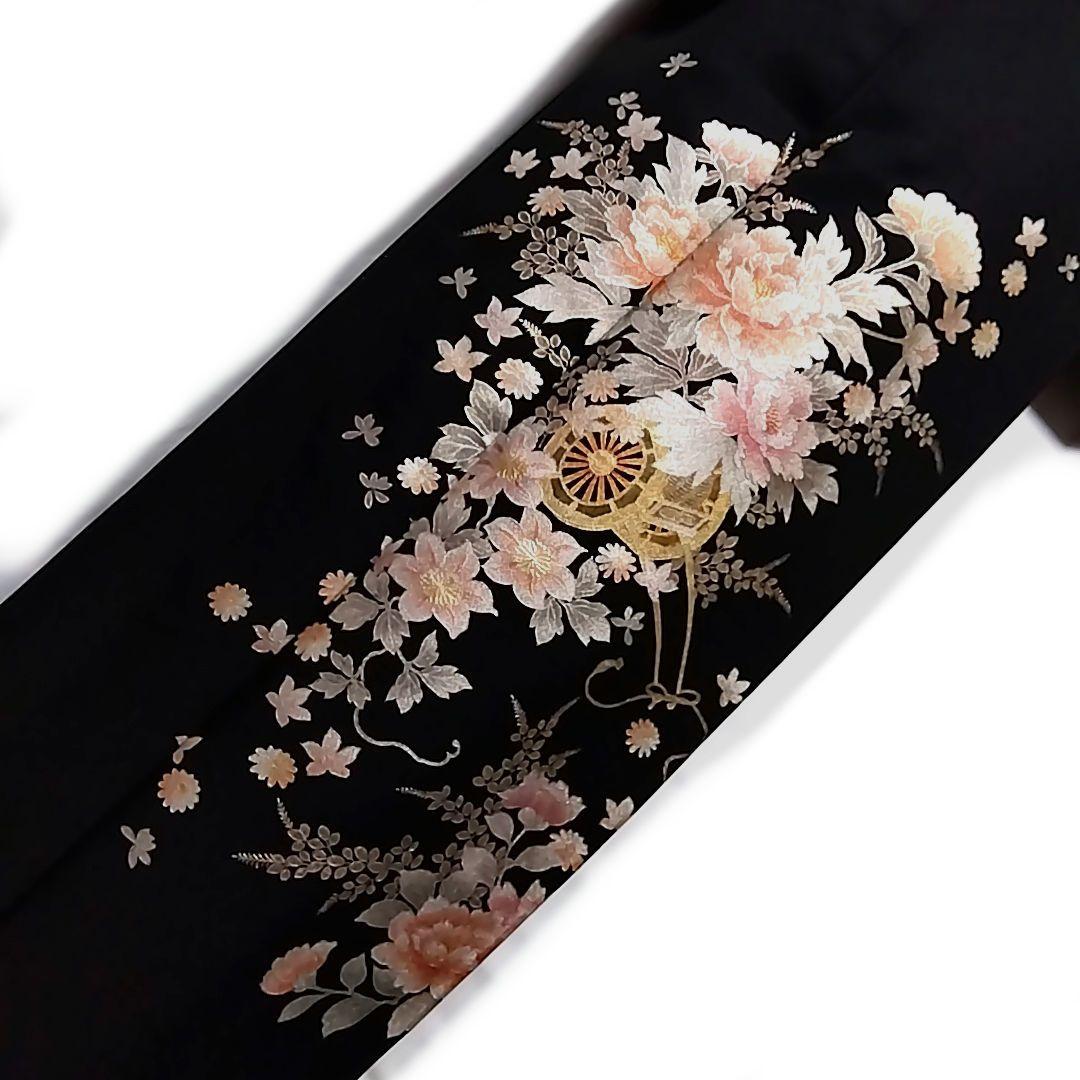 付下げ セット 袋帯 和田光正 作家物 落款 黒 花車 一つ紋 - メルカリ