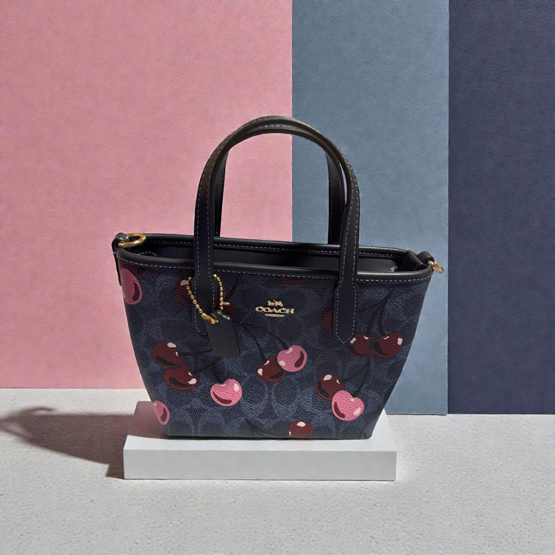 最終値下げ新品コーチ 2way ショルダーバッグ ミニシティ チェリー