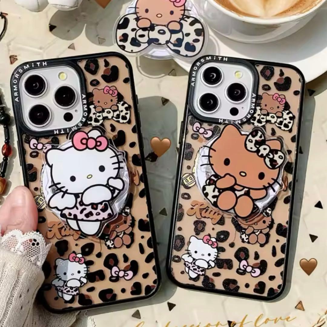 限定お値下げ中⭐️ハローキティ スマホスタンド 日焼けキティ ヒョウ