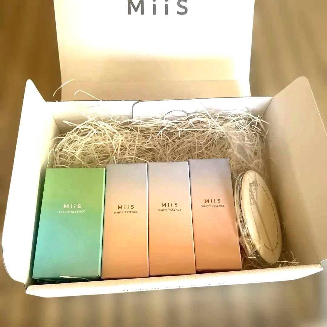 セット 新品未使用　MiiS ホワイティエッセンス&プレスエッセンス Amazon | MiiS ミーズ ホワイトニング3か月集中セット ホワイティ