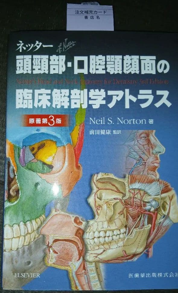 新品同様　頭頸部・口腔顎顔面の臨床解剖学アトラス 第3版 ネッター頭頸部・口腔顎顔面の臨床解剖学アトラス 原著第3版 | Neil S