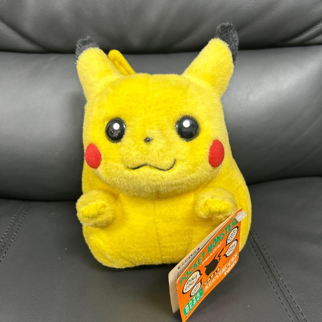 おしゃべり ぬいぐるみ ピカチュウ 初期 ポケモン 初代 レア タグ付き