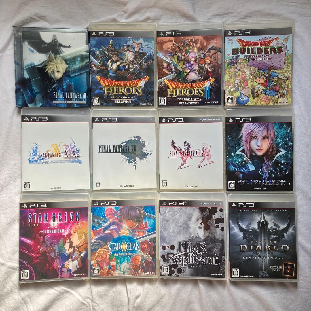 PS3】SQUARE ENIX/スクウェアエニックス名作ゲーム12本セット - メルカリ