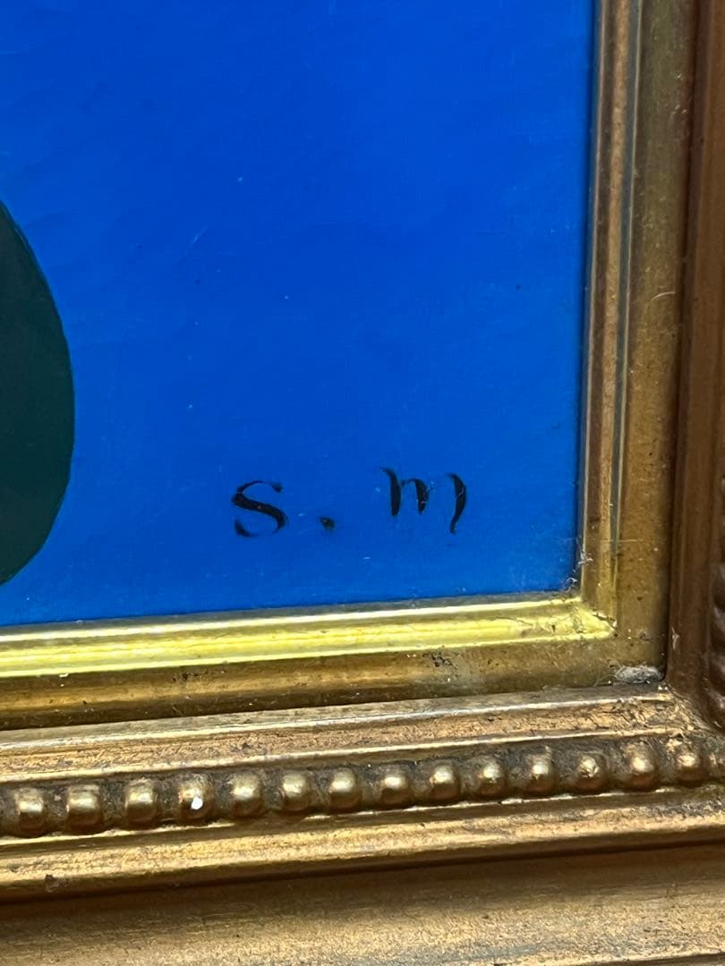 前田舜敏「唄う」油彩 10号