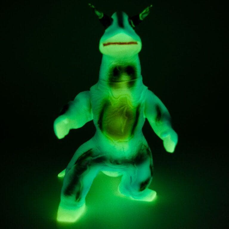 ブルマァク 蓄光 エレキング 復刻 ソフビ マーミット ベアモデル