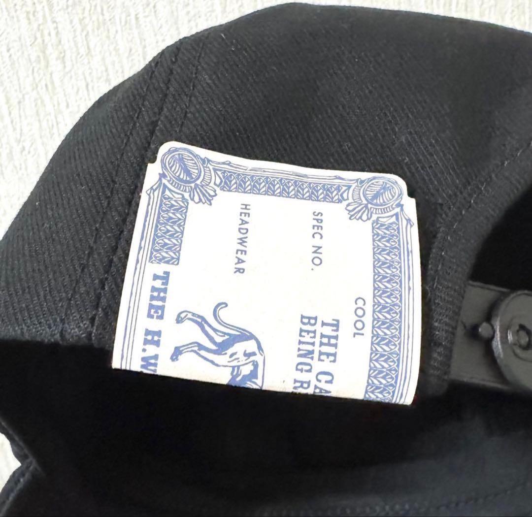 THE H.W.DOG & CO. トラッカーキャップ ブラック アメカジ 38