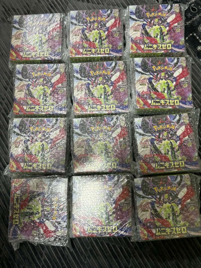 ムニキスゼロ　12ボックス　未開封 ポケモンカードゲーム ムニキスゼロ BOX MEGA 拡張パック 新品未開封