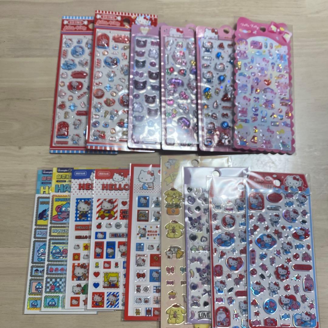 海外正規品 サンリオ公式ライセンス シール まとめ売り 15枚セット