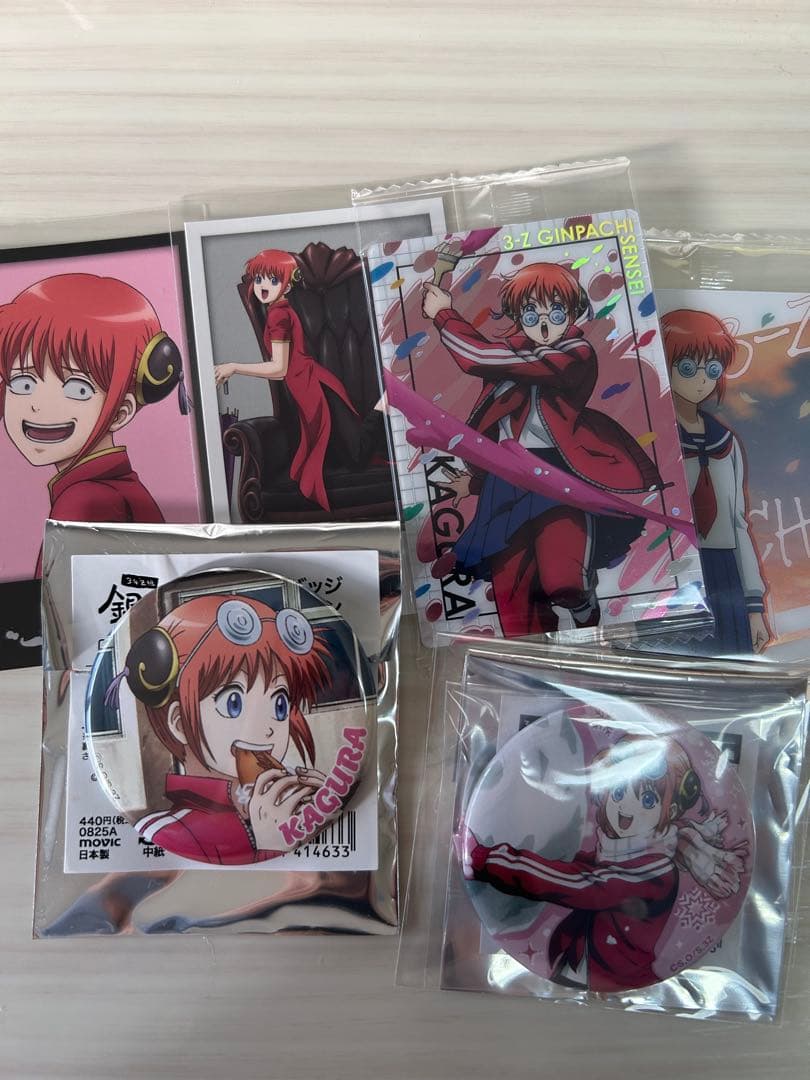 3年Z組銀八先生 銀魂 ゆきがっせん！ 缶バッジ 神楽 まとめ売り - メルカリ