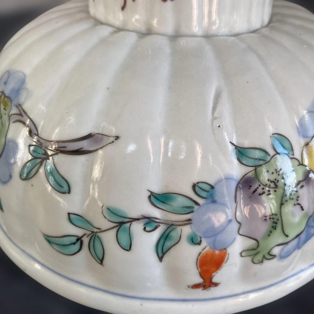 カケヒビなし古伊万里 杯洗 盃洗 色絵杯洗 陶芸 年代物の通販｜www