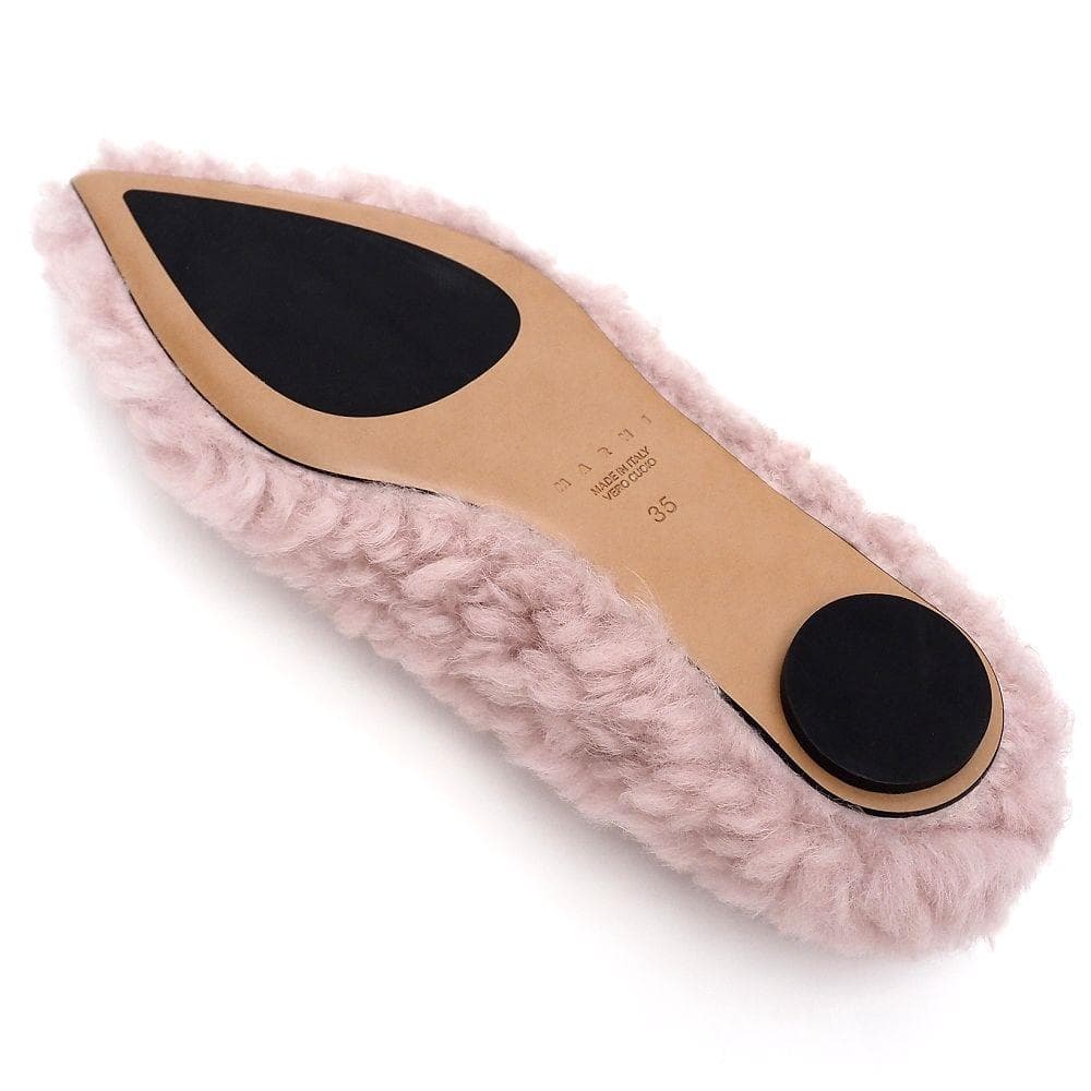 I0680S 未使用品訳あり MARNI ラムファー パンプス 35 マルニの通販は