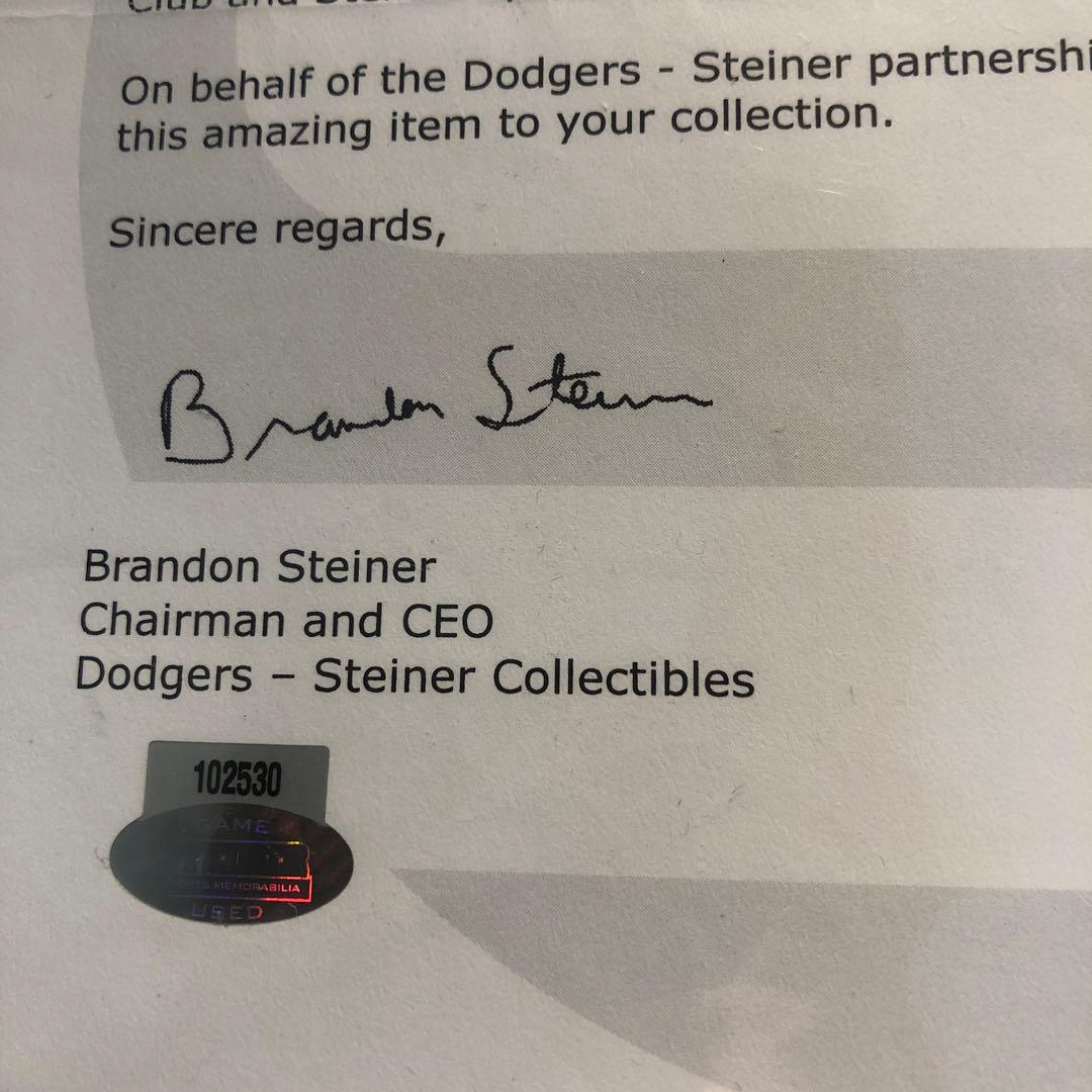 12月SALE】MLB ドジャース アンドリュー・ジョーンズ 実使用 ジャージ