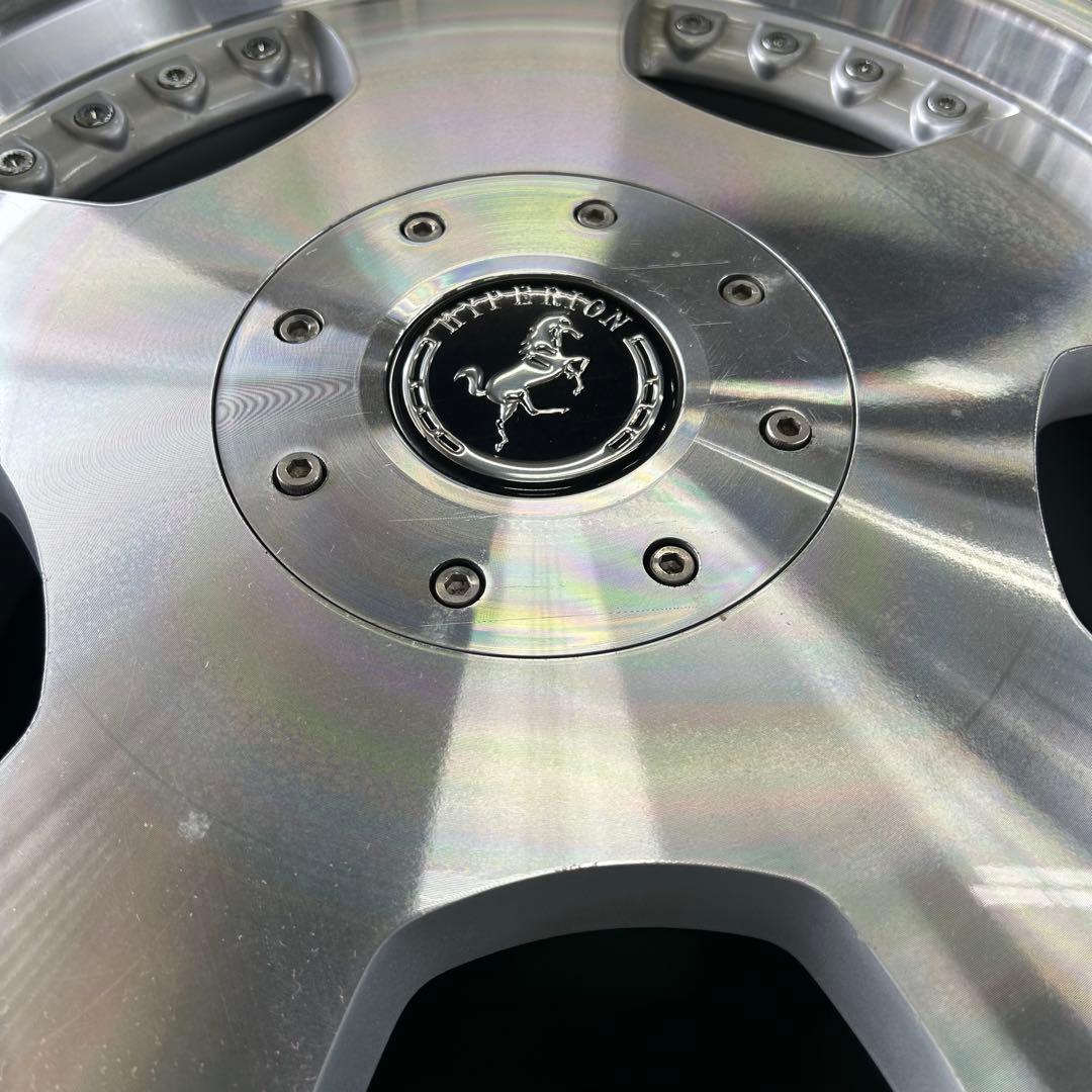 中古アルミ17X7.0 ハイペリオンディッシュ美品 5穴車用 ノア