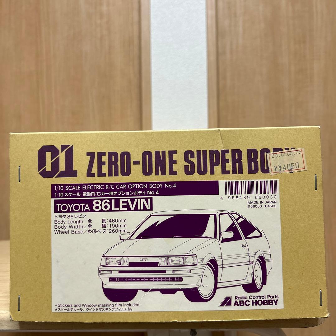 1/10 電動RCカー用ボディ トヨタ AE86 レビン ABCホビー新品未使用