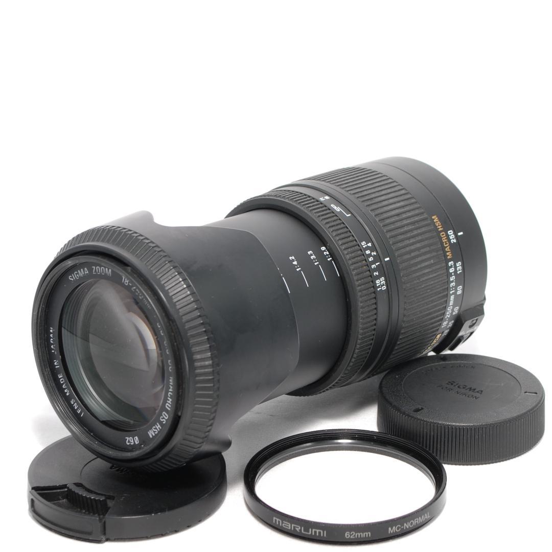 ✨SIGMA DC 18-250mm F3.5-6.3 マクロ✨超望遠レンズ✨