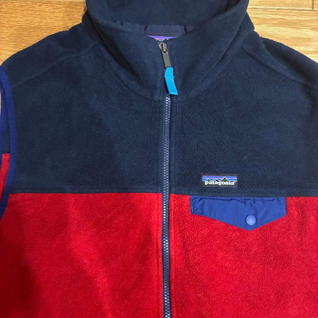 パタゴニア フリースベスト シンチラ ジップアップ ツートン FA15 XXL