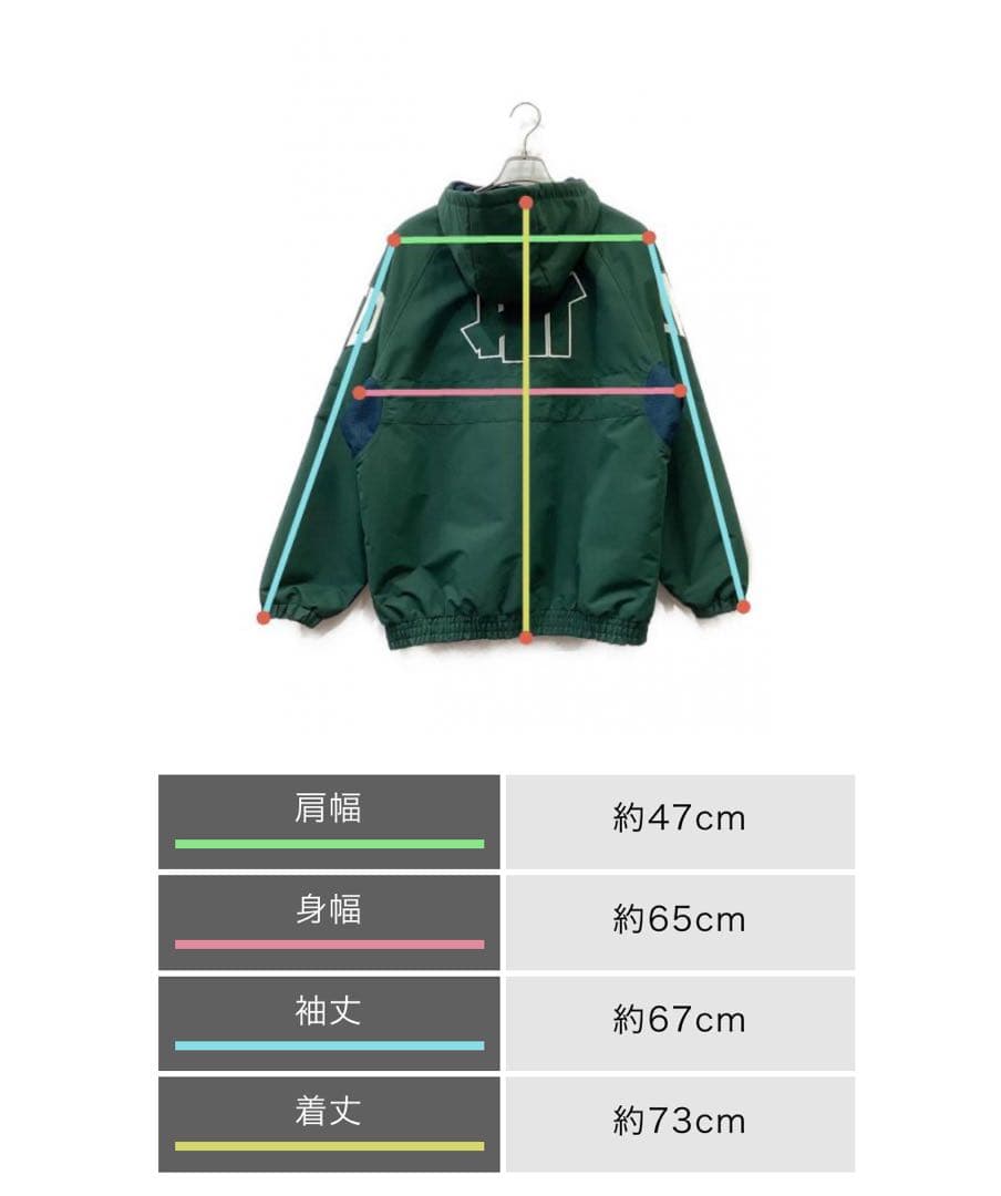 UNDEFEATED ナイロンアノラックジャケット - メルカリ