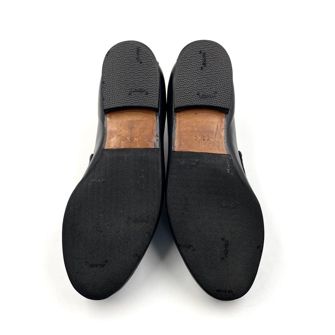 《超美品》グッチ ホース ビット ローファー ゴールド金具 黒系 37 1/2