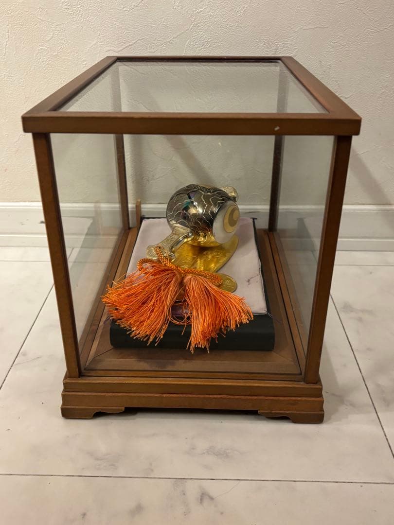 銀製 大判小槌 長幸斎作 日本の金属工芸品 ガラスケース付き - メルカリ