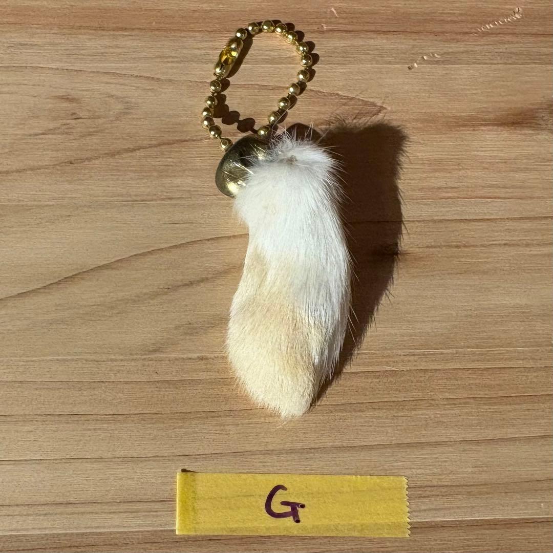 ヴィンテージ ラビットフット キーチェーン　ラッキーチャーム　USA製 G ラッキーラビッツフット キーチェーン ラビットフット ファック