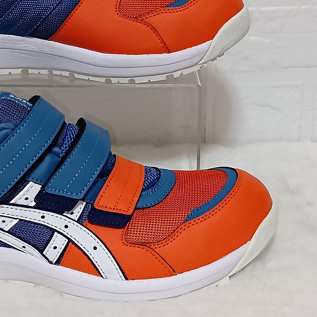 【新品・タグ付】アシックス 安全靴 ウィンジョブ 26.0cm オレンジ×ブルー