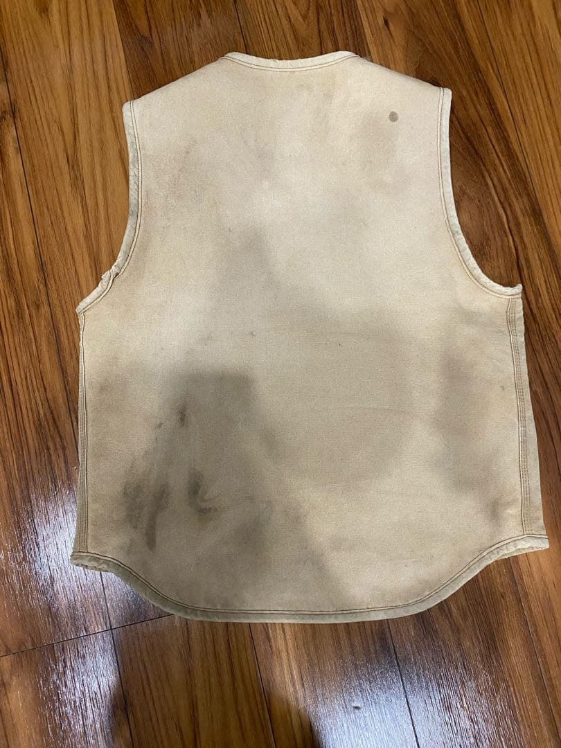 カーハート 70s ダック ベスト SCOVILLジップ ユニオンチケット付