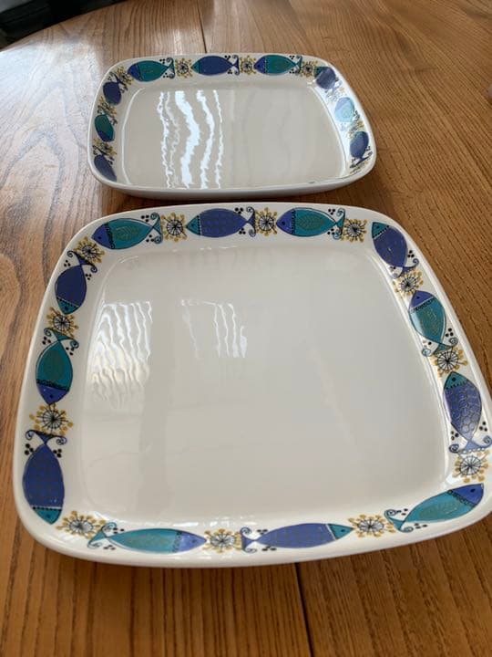 FIGGJO フィッギオ CLUPEA クルピエ スクエアプレート2枚セット - メルカリ