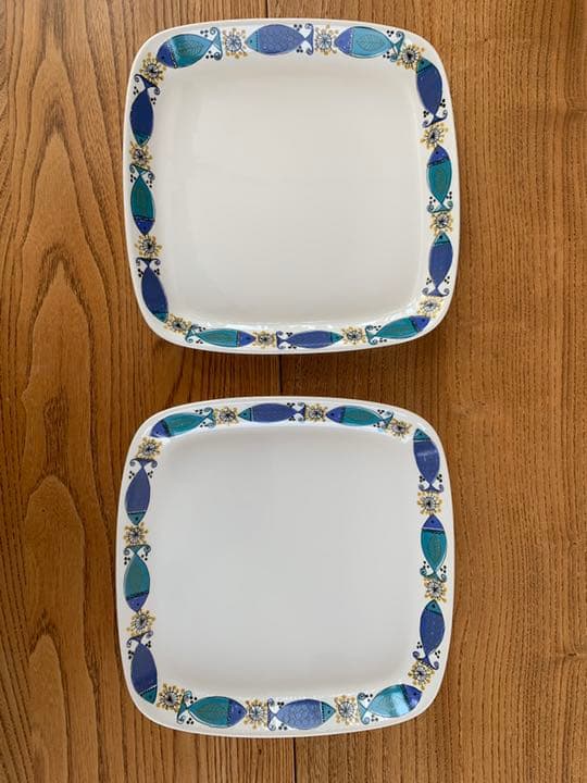 FIGGJO フィッギオ CLUPEA クルピエ スクエアプレート2枚セット - メルカリ