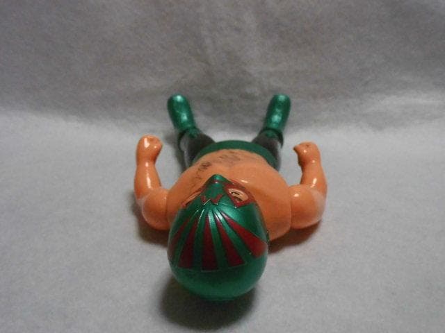 希少品 マルサン ミル・マスカラス ソフビフィギュア 本人サイン入り