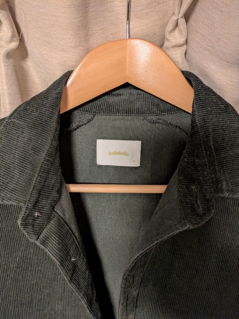 ballaholic Logo Corduroy setup darkgreen - ウェアオンライン