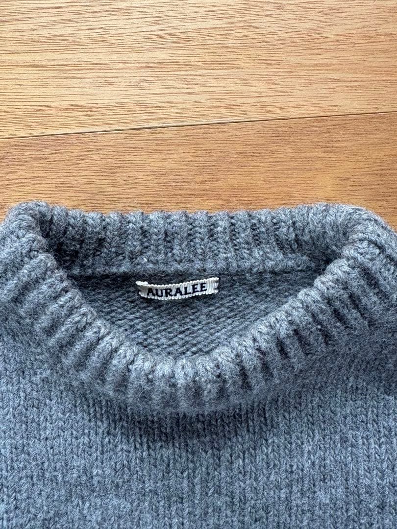 AURALEE グレー セーター SUPER MILLED KNIT - メルカリ
