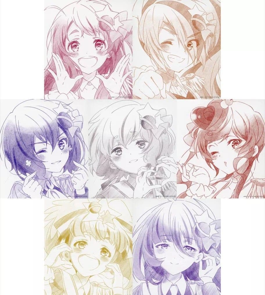 ゾンビランドサガ　ゆめぎんがパラダイス　入場者特典　ミニ色紙風カード　全7種類 第5弾 入場者プレゼント決定！劇場版『ゾンビランドサガ ゆめぎんが