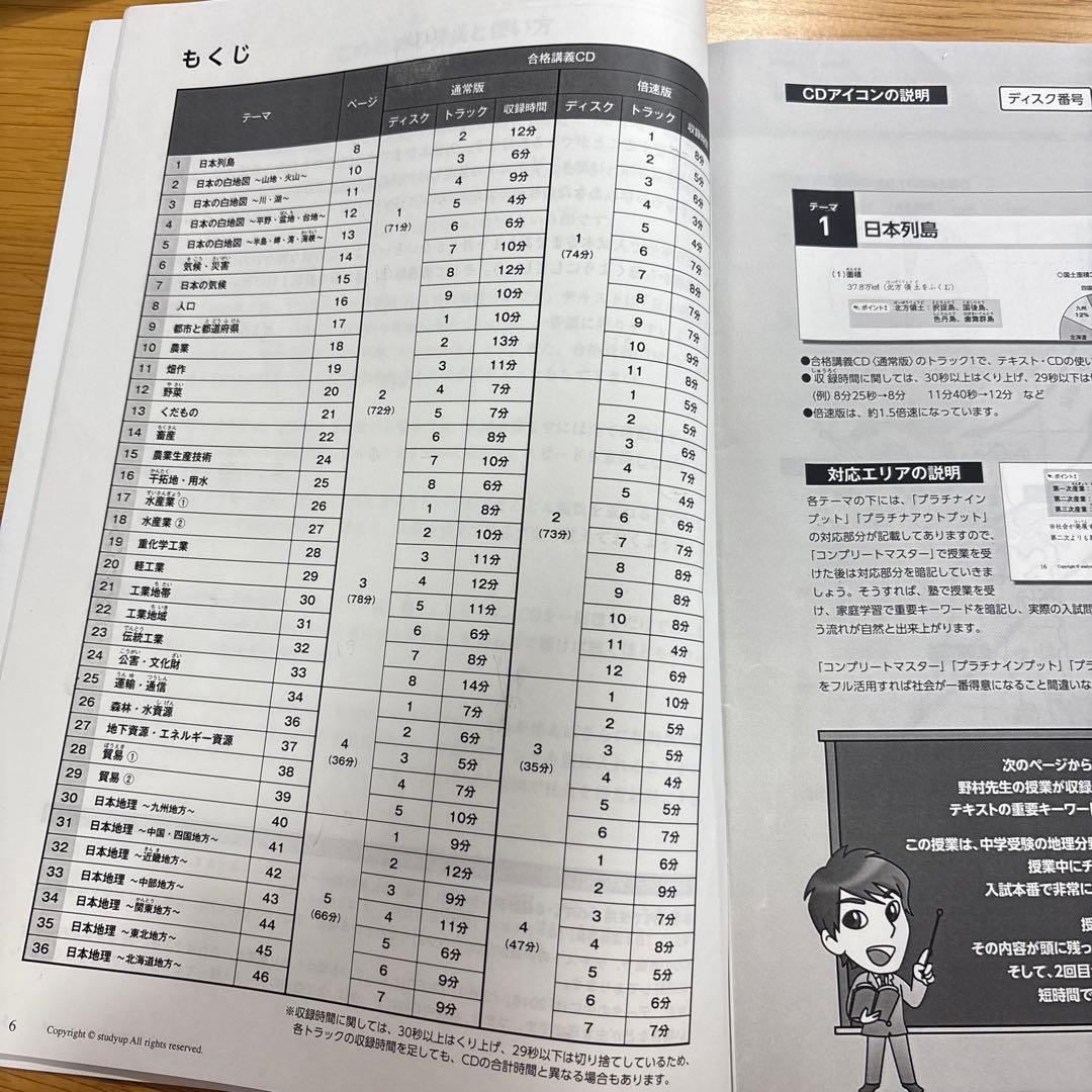 中学受験】スタディアップ コンプリートマスター 地理 2021/2022年版