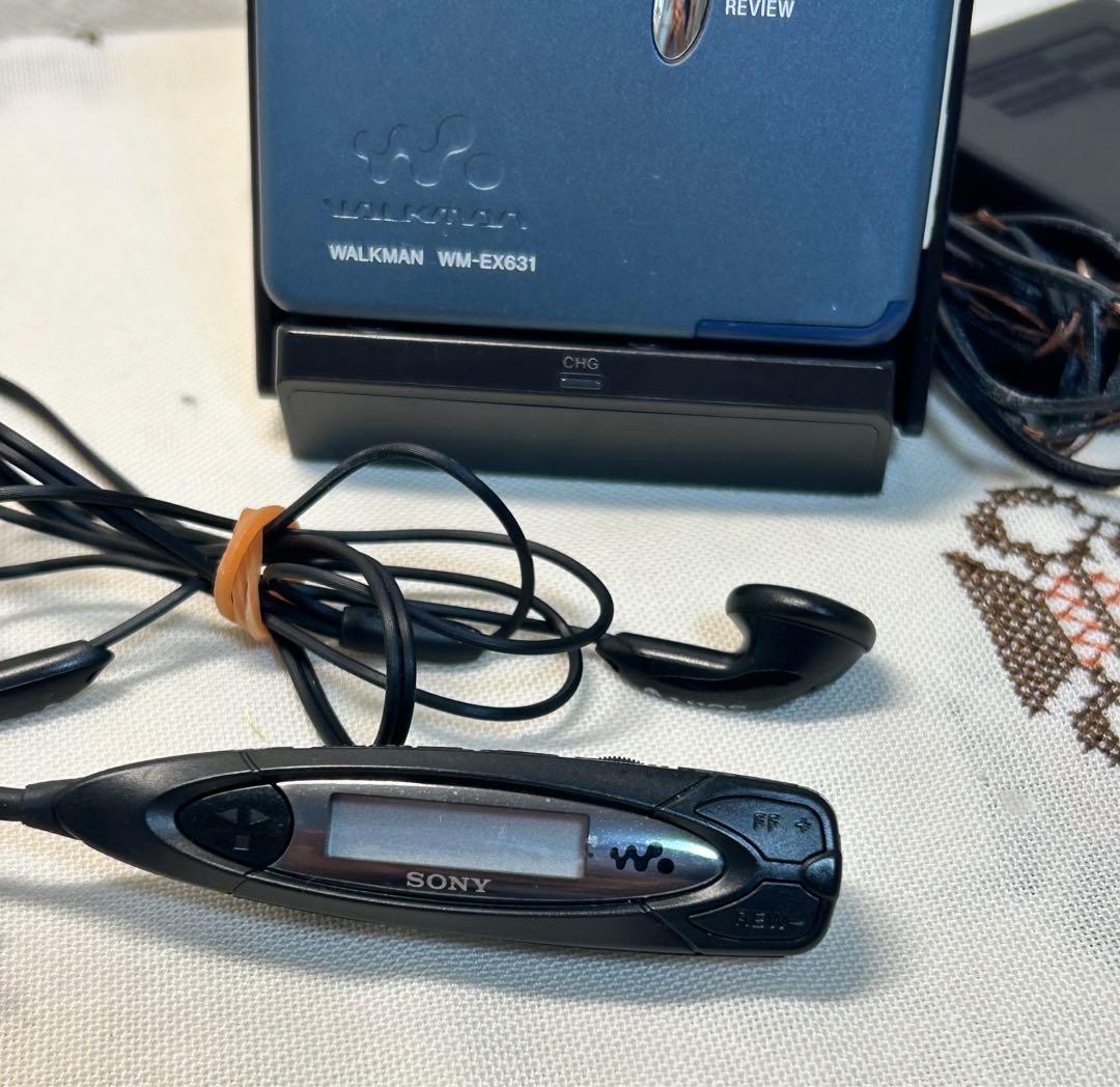 SONY WALKMAN WM-EX631 本体 充電器 付属品 ジャンク扱い